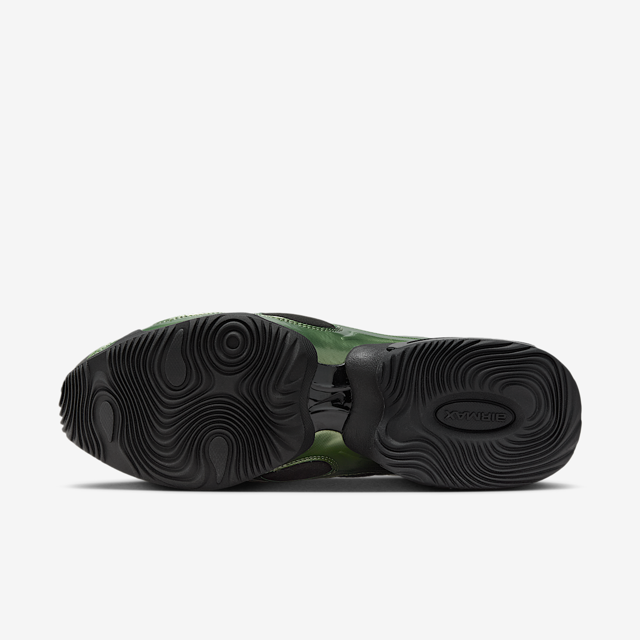 Nike Air Max sneaker Zwart/Oil Green/Metallic Silver/University Red