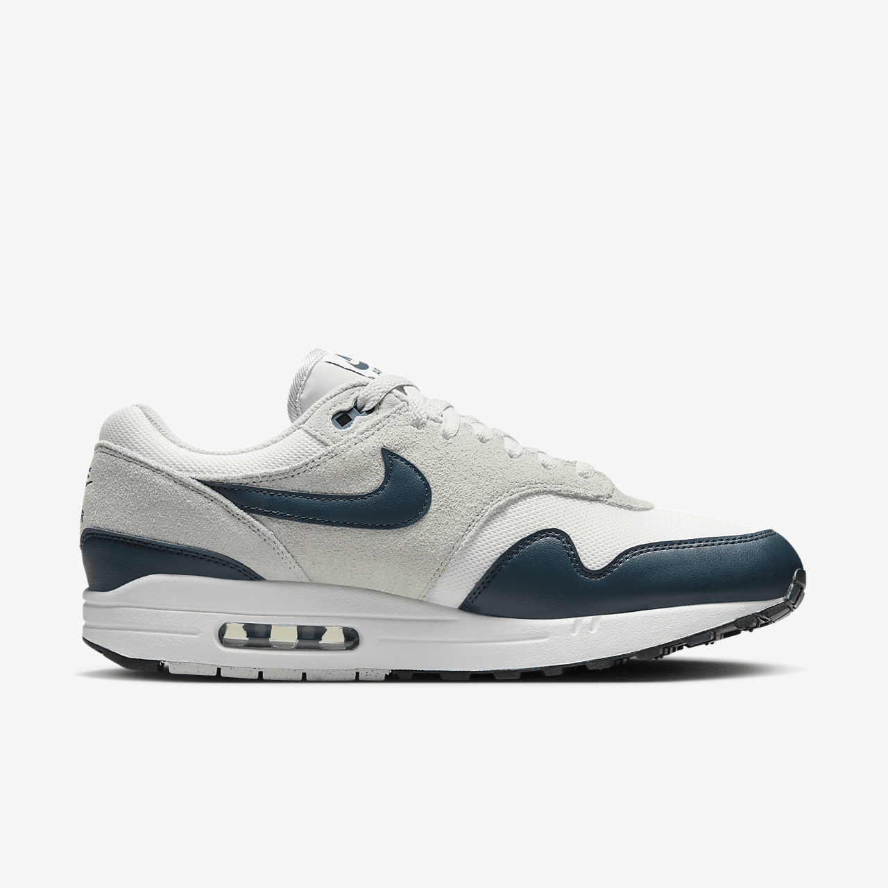 Nike Air Max 1 sneaker Summit White/Light Silver/Wit/Armory Navy