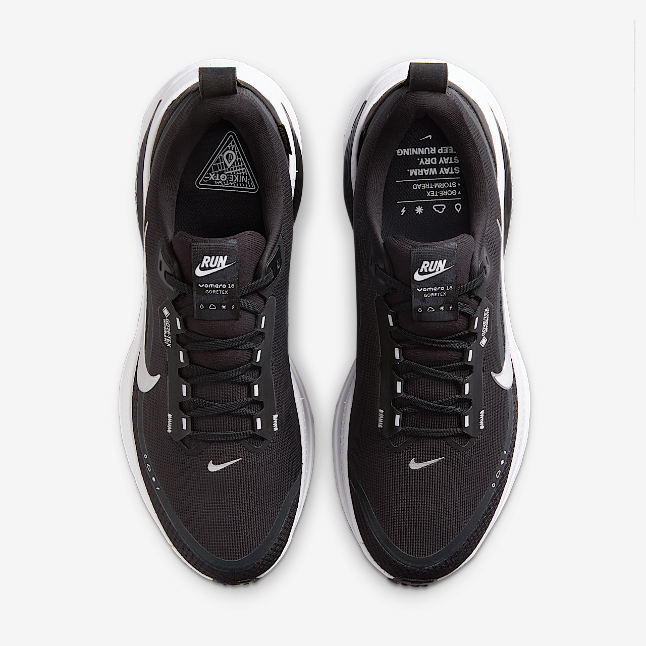 Nike Vomero sneaker Zwart/Anthracite/Wit/Metallic Silver