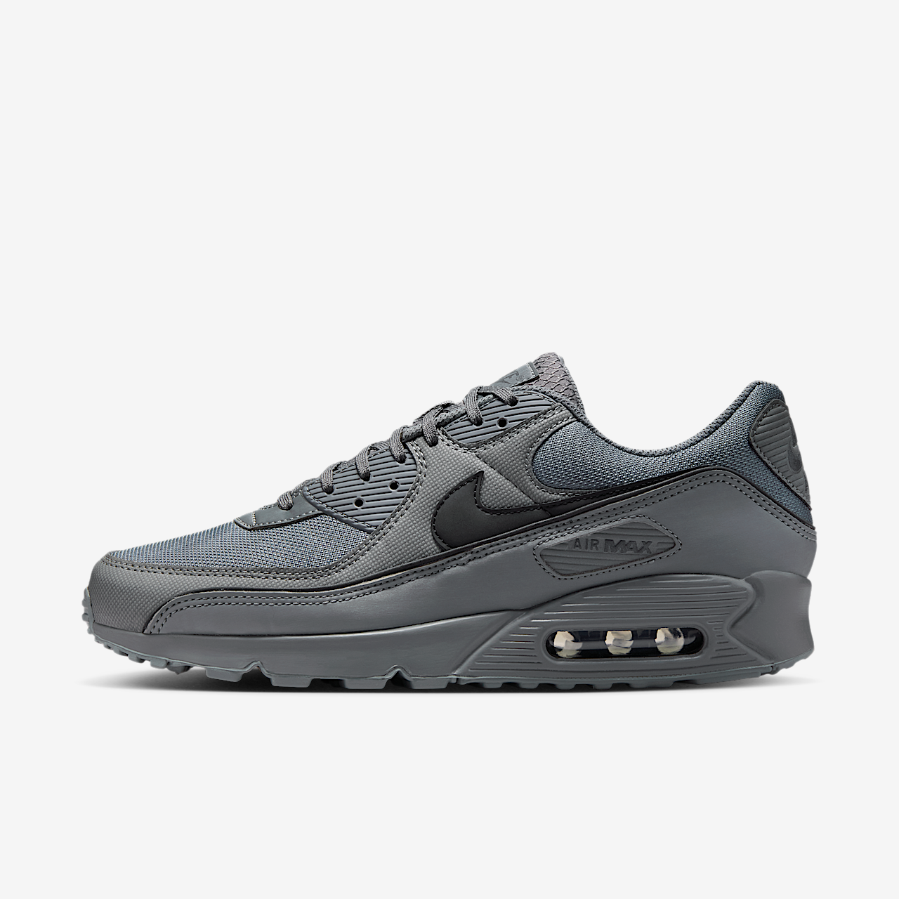Nike Air Max sneaker Smoke Grey/Smoke Grey/Zwart