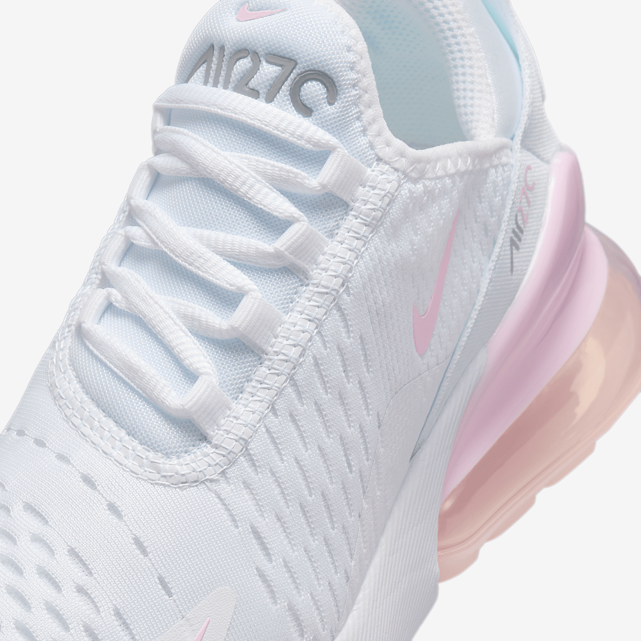 Nike Air max 270 sneaker Wit/Light Smoke Grey/Pink Foam