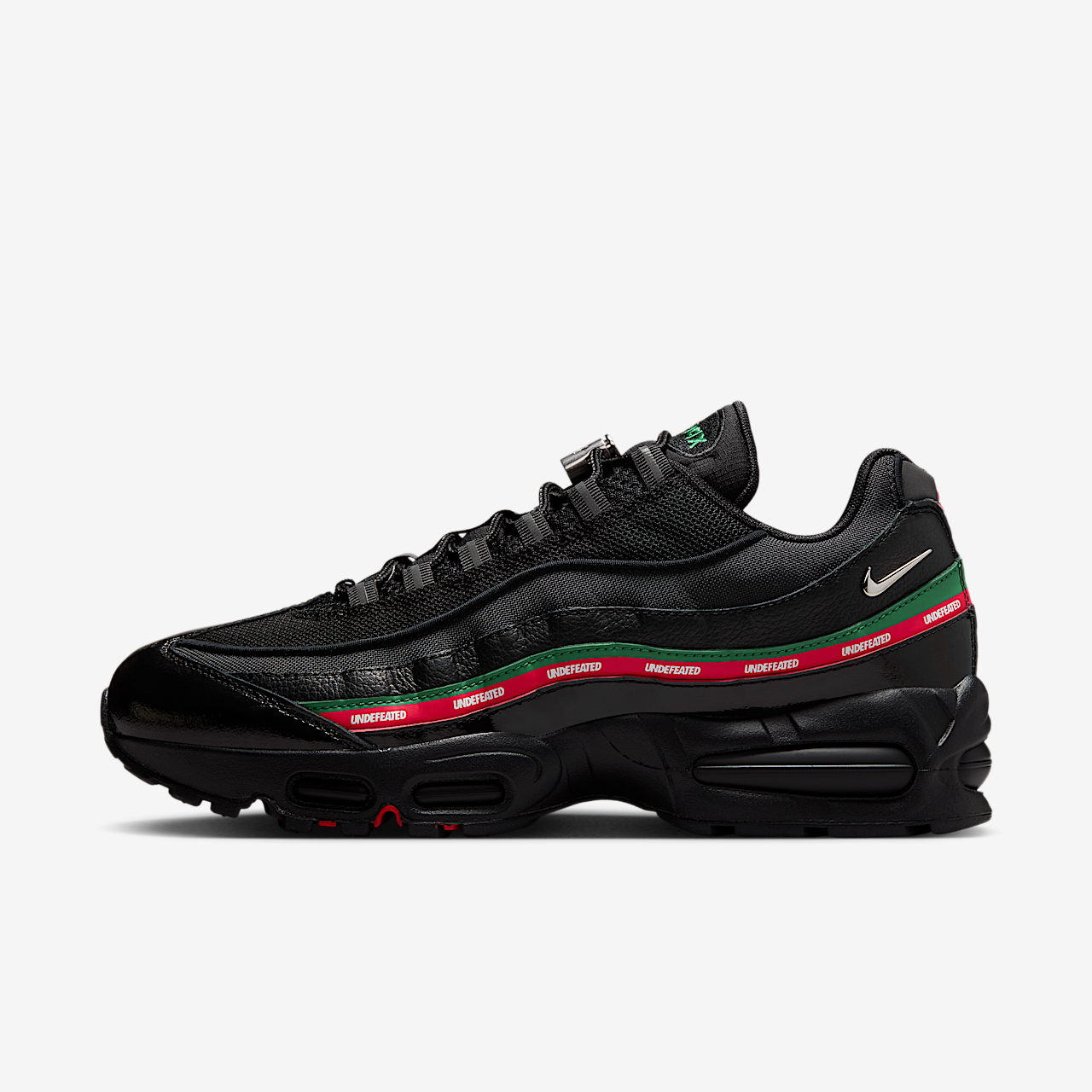 Nike Air Max 95 sneaker Zwart/Gorge Green/Sport Red/Metallic Silver