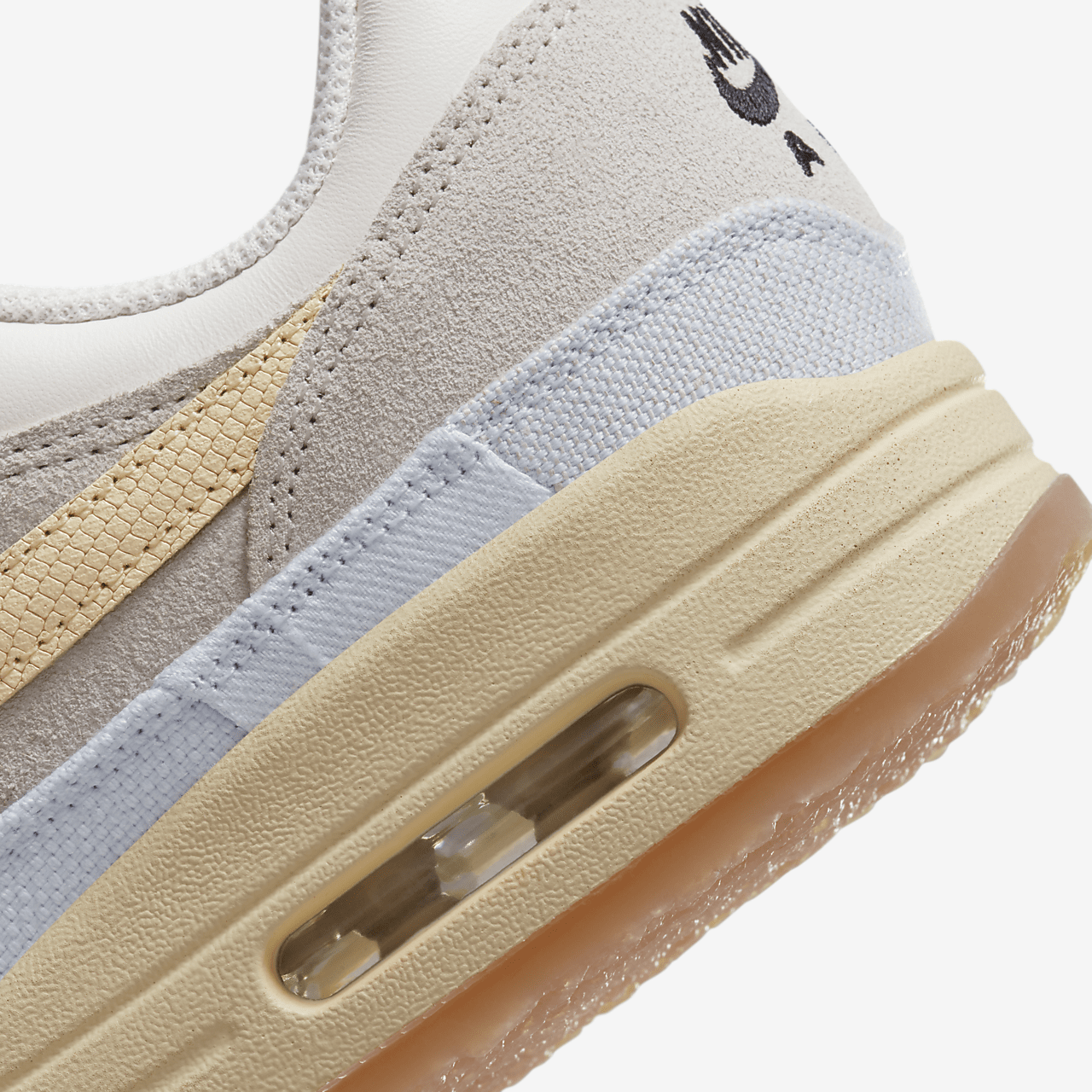 Nike Air Max 1 sneaker Light Bone/Sail/Football Grey/Pale Vanilla