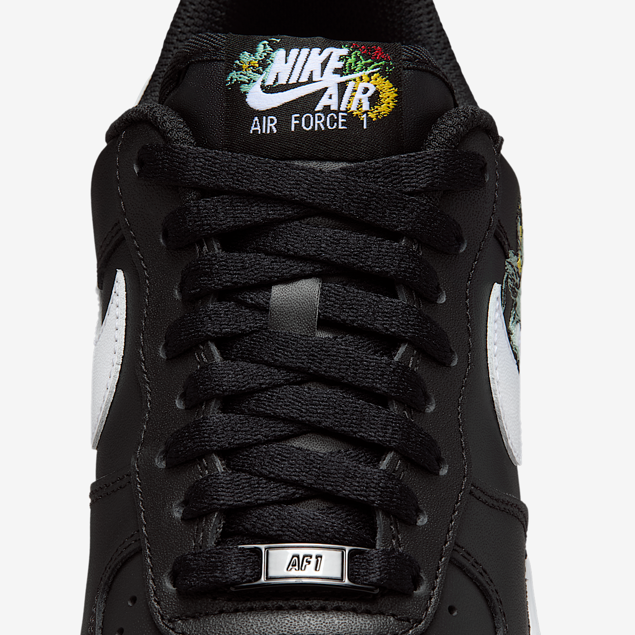 Nike Air Force 1 sneaker Zwart/Metallic Gold/Wit/Wit