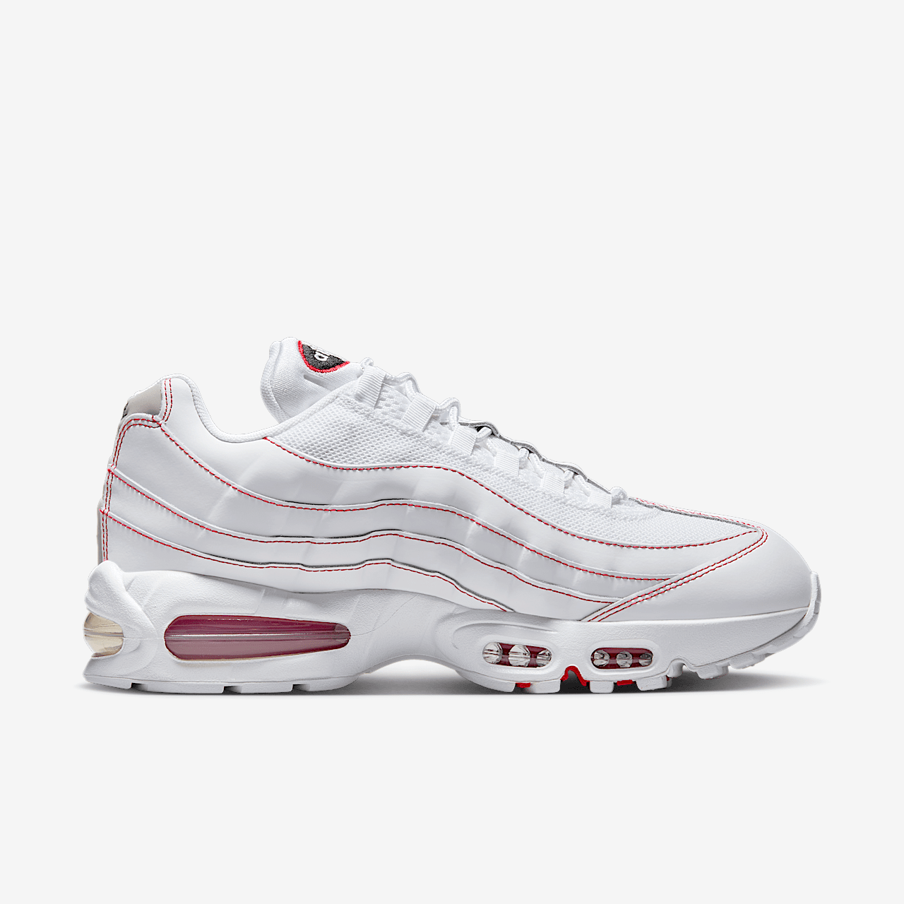 Nike Air Max sneaker Wit/University Red/Wolf Grey/Wit