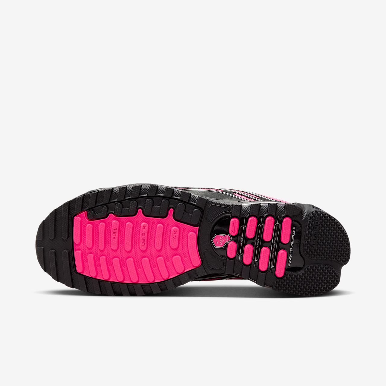 Nike Air Max sneaker Zwart/Zwart/Metallic Silver/Hyper Pink