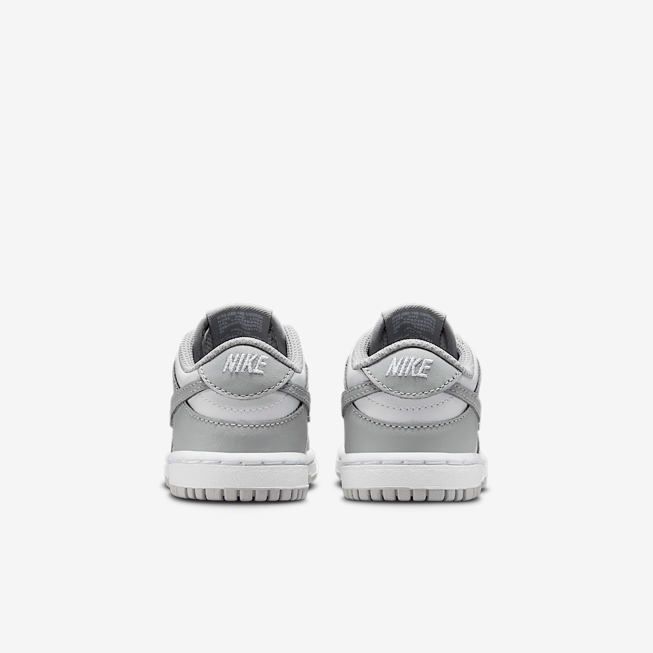 Nike Dunk Low sneaker Wit/Wit/Light Smoke Grey