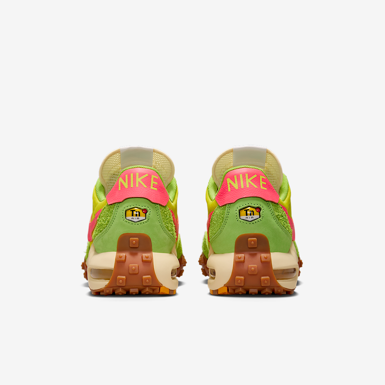 Nike Air Max sneaker Electrolime/Gum Medium Brown/Sprinter Green/Flash Crimson