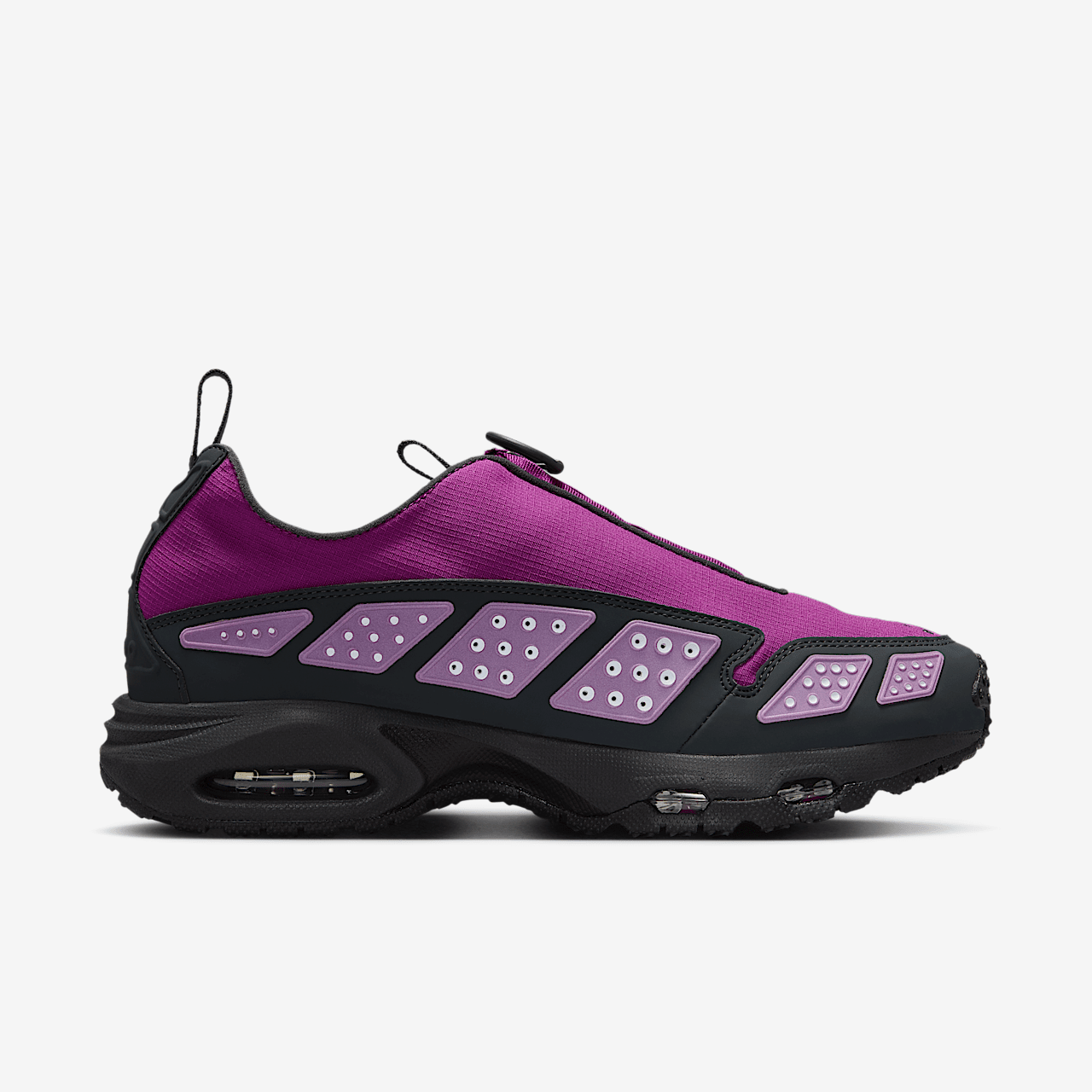 Nike Air Max SNDR sneaker Bold Berry/Ghost/Zwart/Dark Smoke Grey