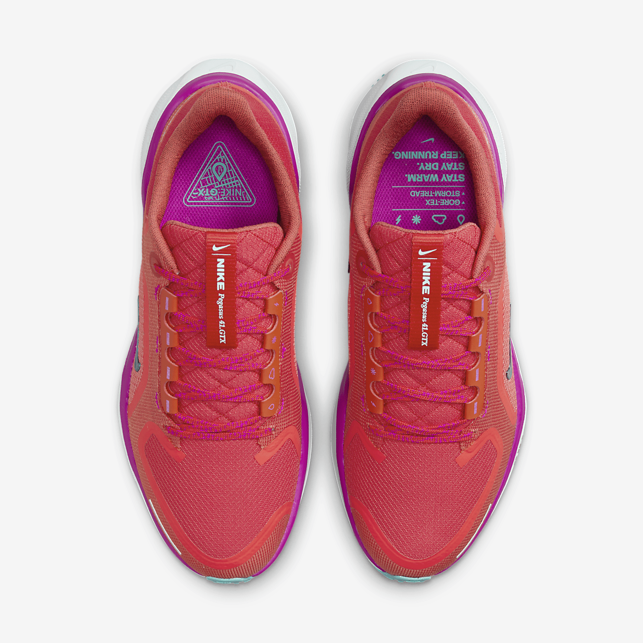 Nike Pegasus sneaker Picante Red/Bright Crimson/Vivid Grape/Green Frost