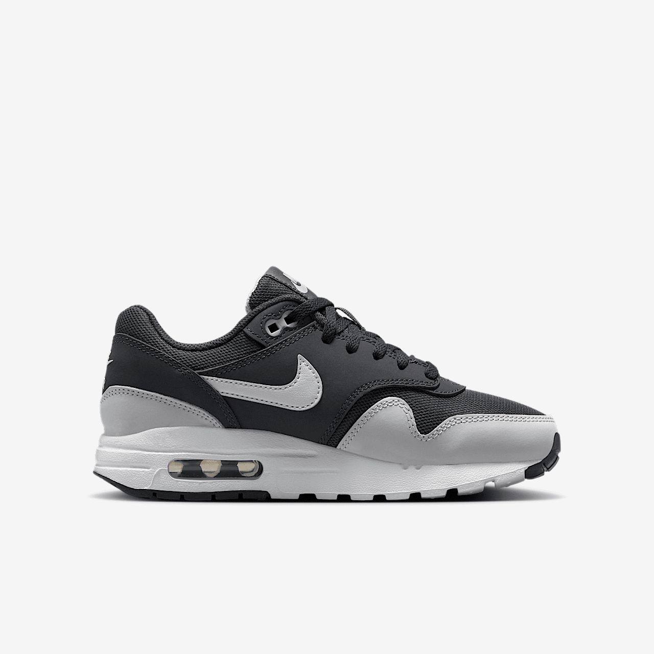 Nike Air Max 1 sneaker Off Noir/Wit/Zwart/Vast Grey