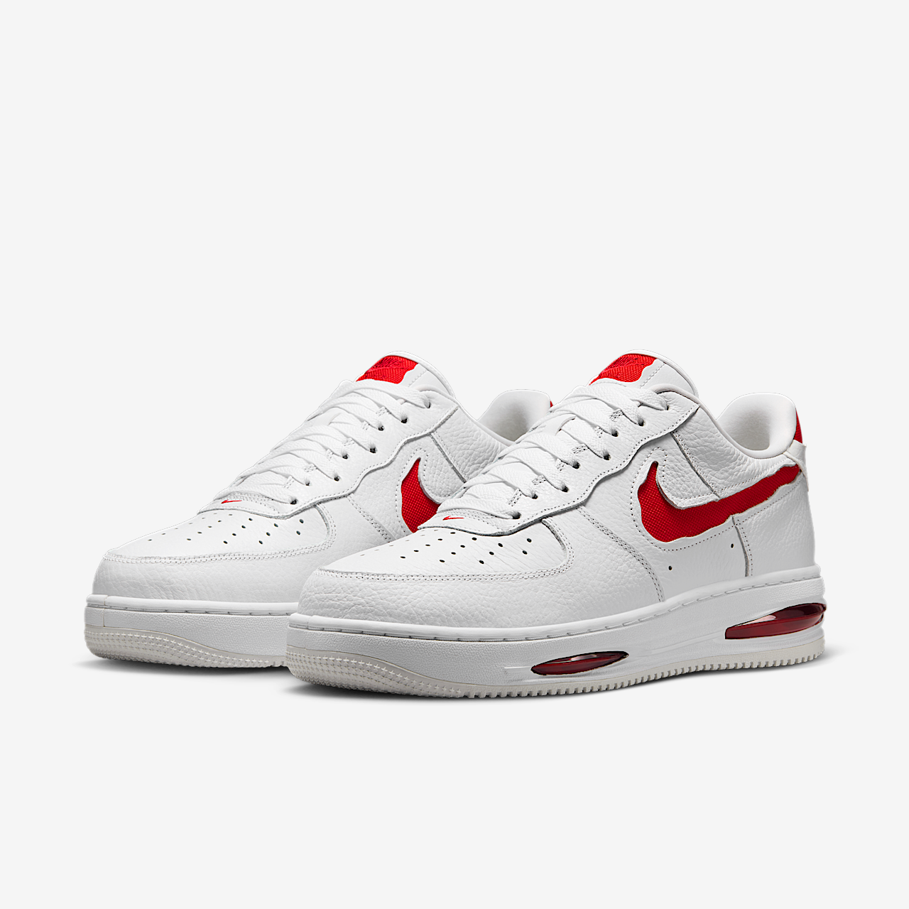 Nike Air Force 1 sneaker Wit/Summit White/University Red