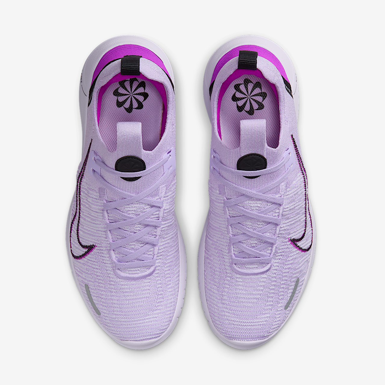 Nike Free sneaker Lilac Bloom/Barely Grape/Vivid Purple/Zwart