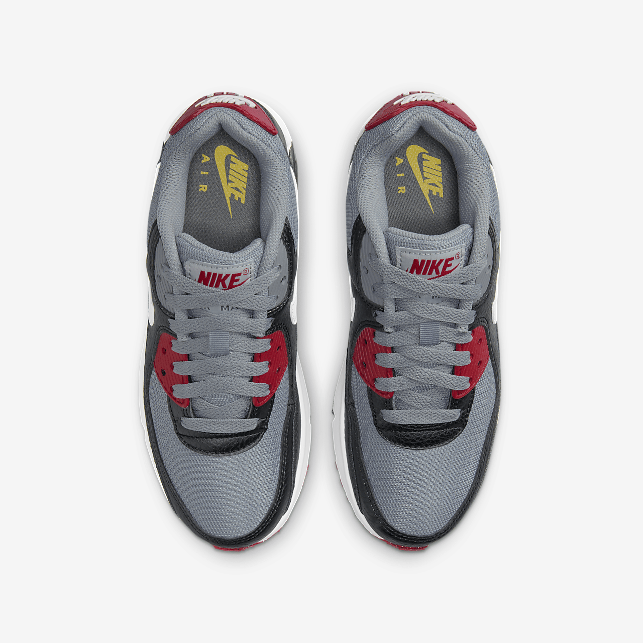 Nike Air max 90 sneaker Zwart/Cool Grey/Gym Red/Wit