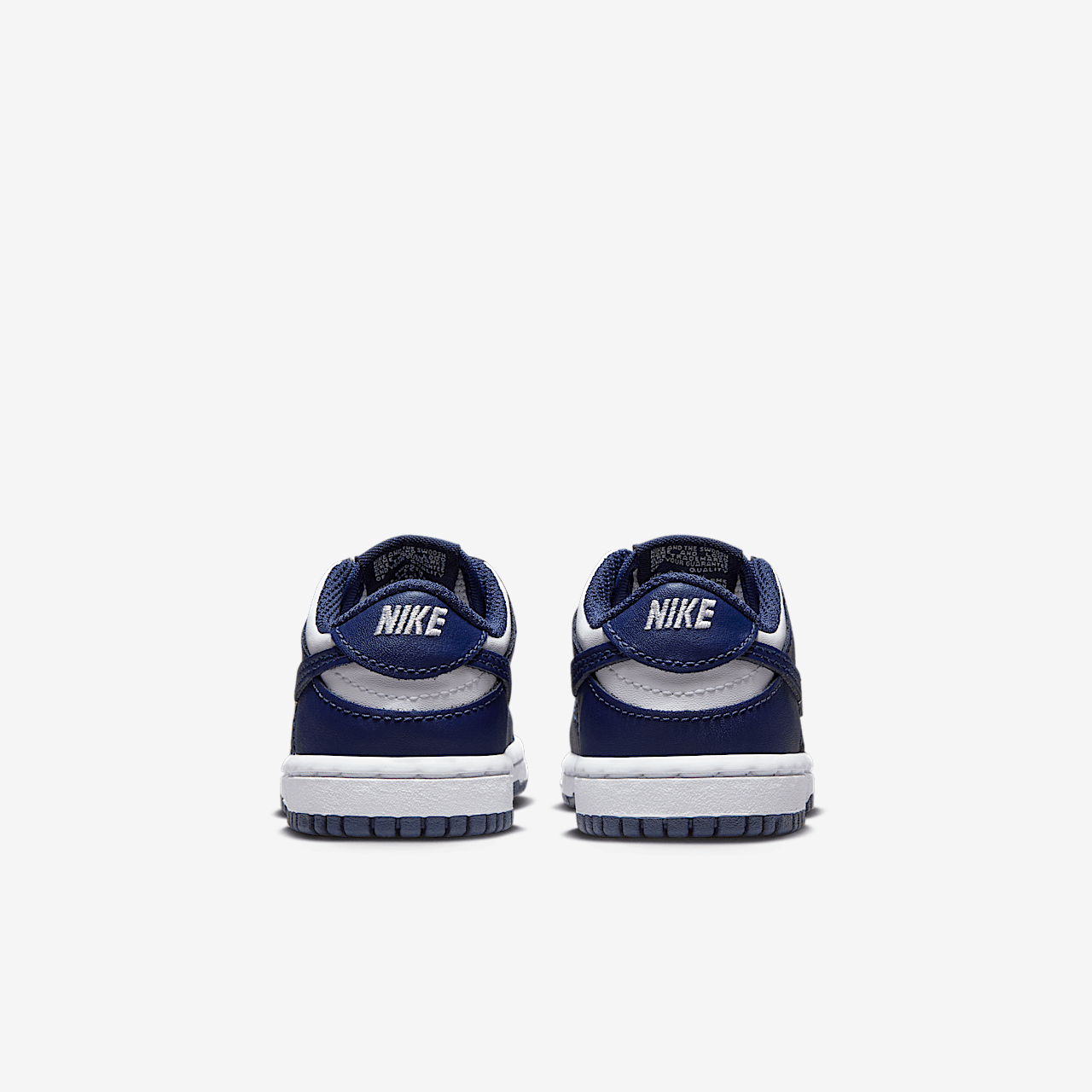 Nike Dunk Low sneaker Wit/Wit/Midnight Navy