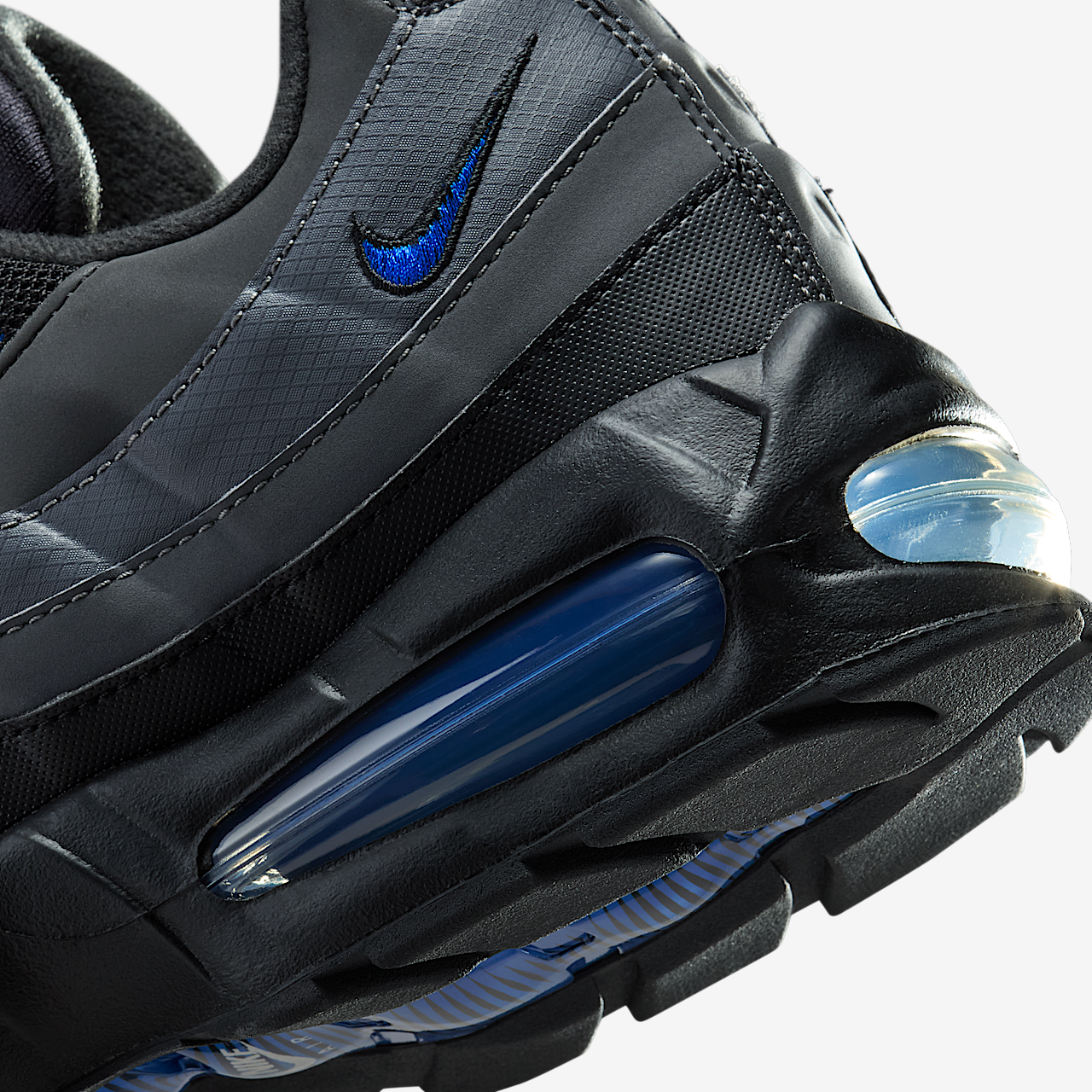 Nike Air Max sneaker Zwart/Zwart/Dark Grey/Game Royal