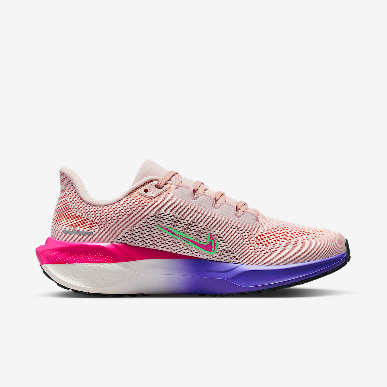 Nike Pegasus sneaker Silt Red/Persian Violet/Fire Pink/Green Shock
