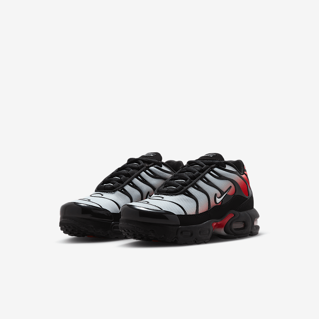Nike Air Max Plus sneaker Pure Platinum/University Red/Zwart/Wit