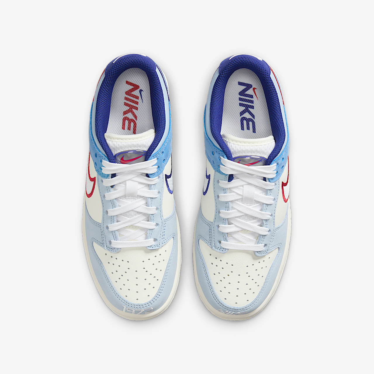 Nike Dunk Low sneaker Sail/Sail/Light Armory Blue/Wit