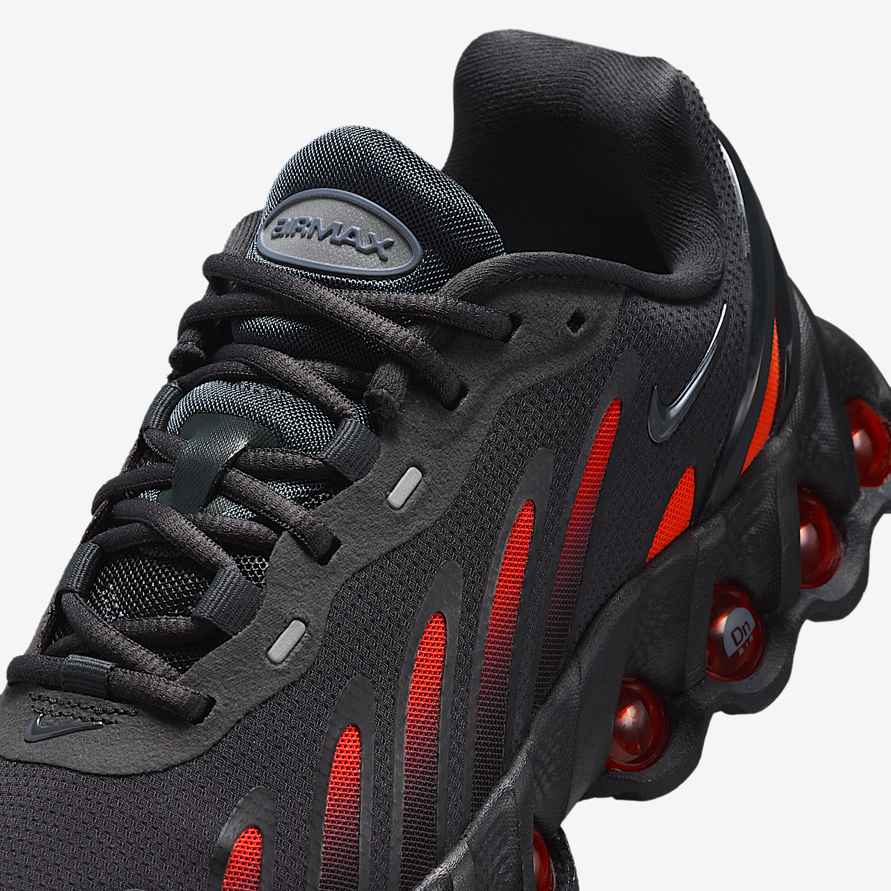 Nike Air Max DN sneaker Dark Smoke Grey/Zwart/Team Orange/Light Carbon