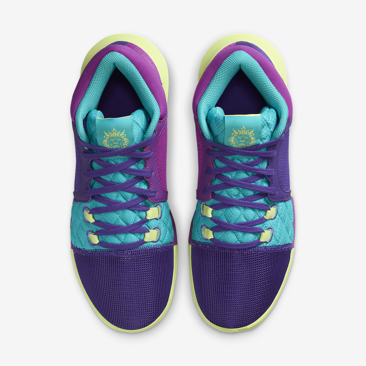 Nike LeBron sneaker Field Purple/Dusty Cactus/Light Lemon Twist/Wit