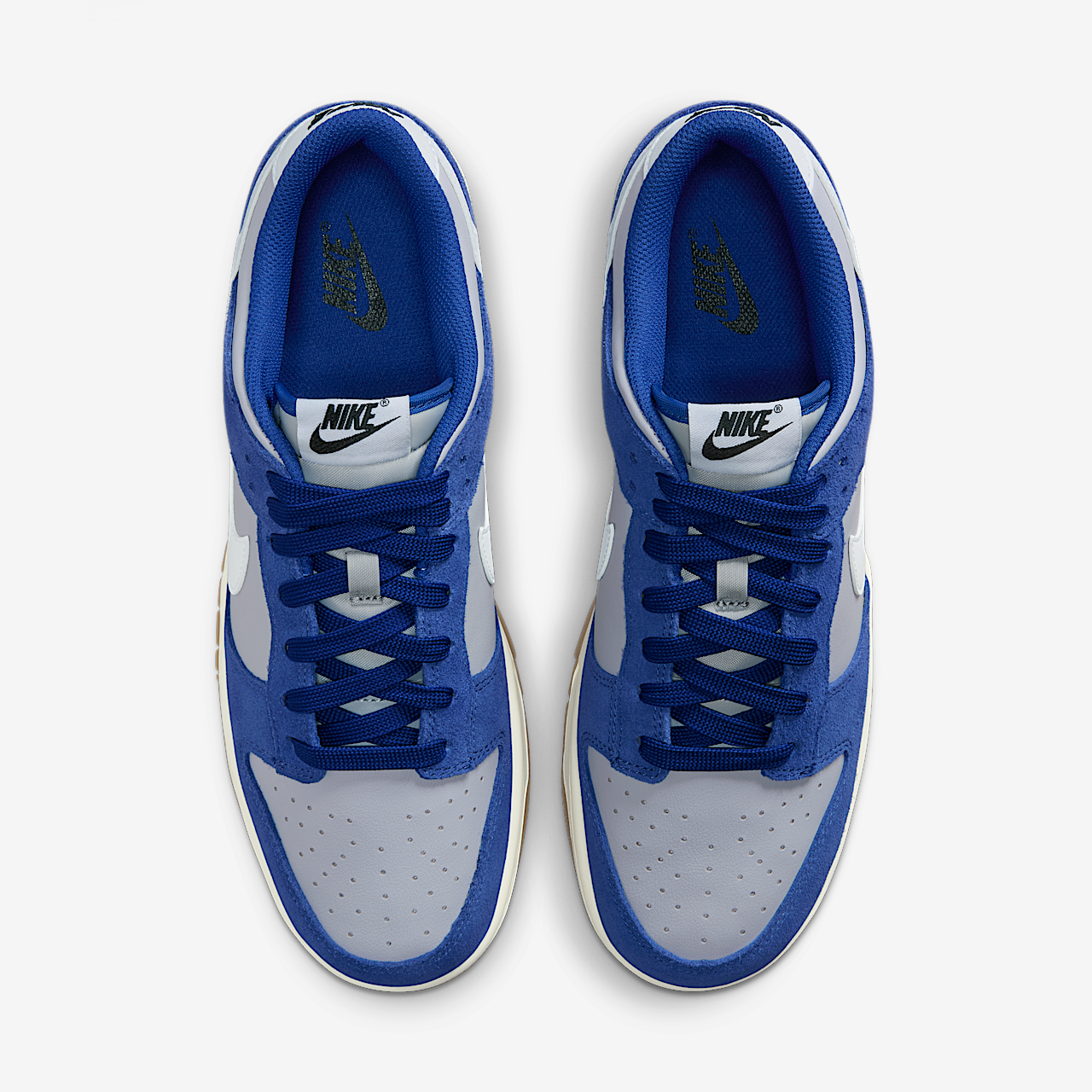Nike Dunk Low sneaker Wolf Grey/Deep Royal Blue/Sail/Wit