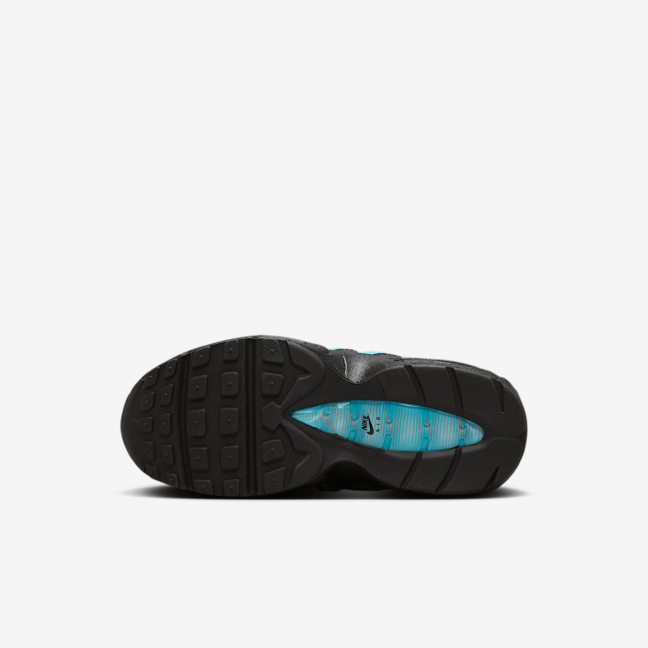 Nike Air Max 95 sneaker Zwart/Zwart/Pearl Grey/Baltic Blue