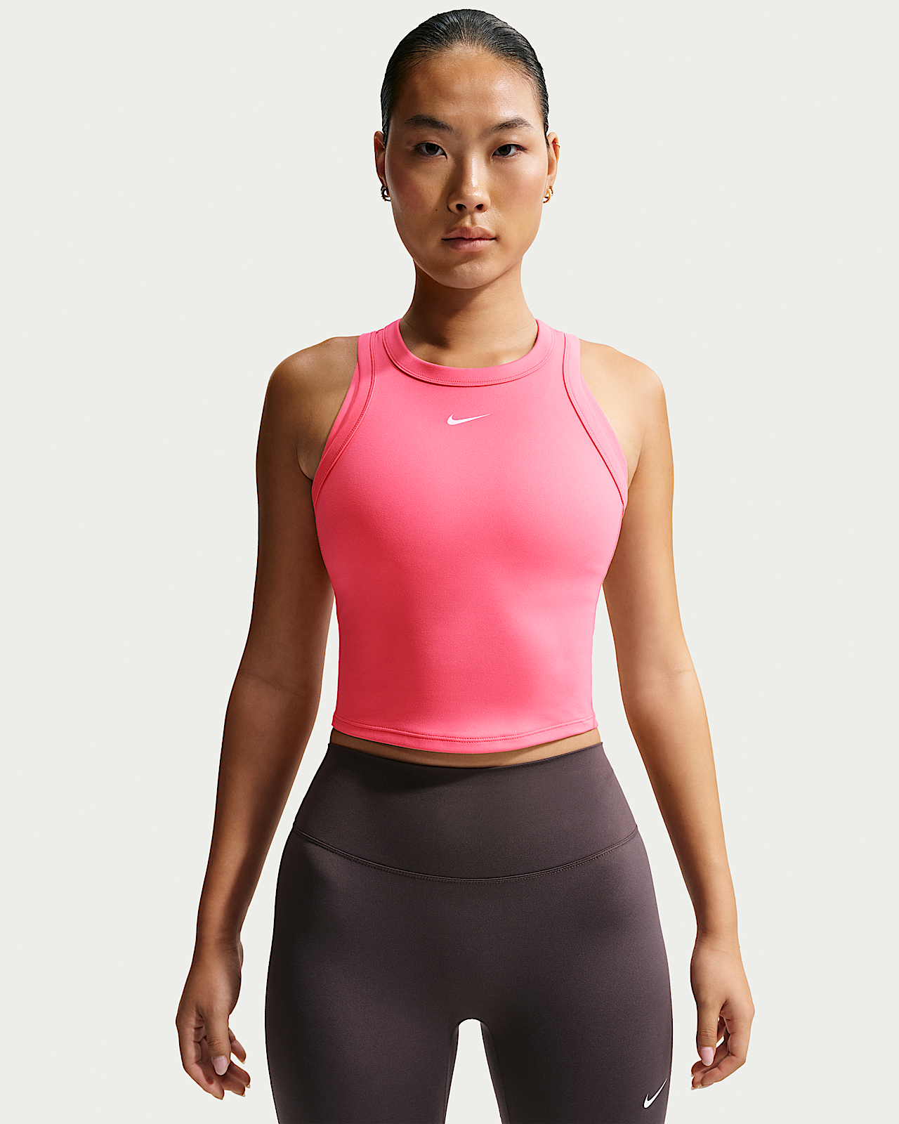 Женские  Nike One Fitted Dri-FIT Cropped Tank Top