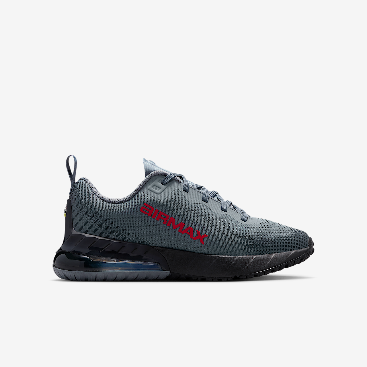 Nike Air Max sneaker Cool Grey/University Red/Zwart/Metallic Silver