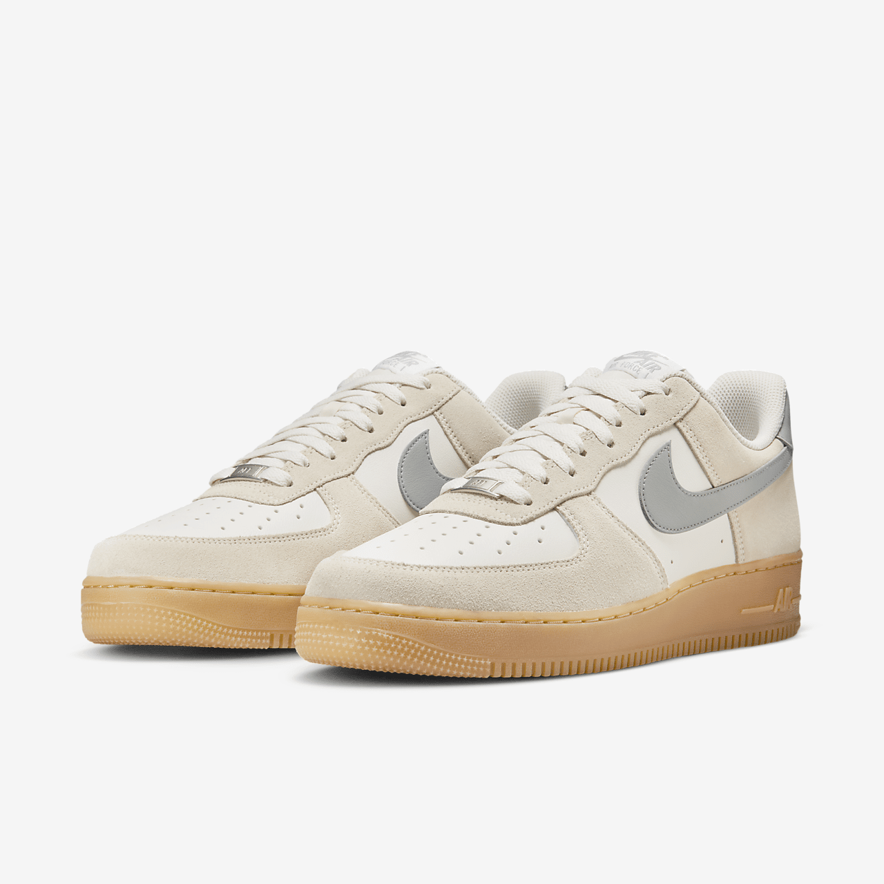 Nike Air Force 1 sneaker Phantom/Gum Yellow/Summit White/Light Smoke Grey