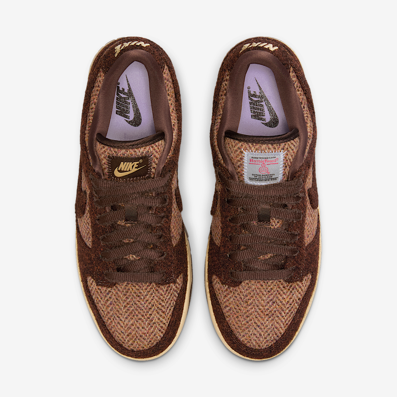 Nike Dunk Low sneaker Sesame/Violet Mist/Baroque Brown