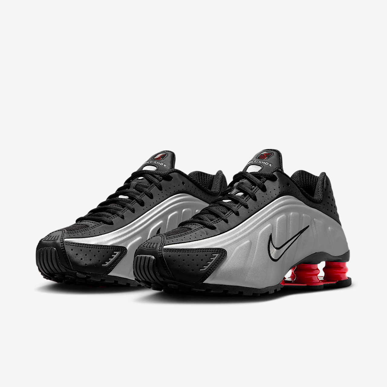 Nike Nike Shox sneaker Zwart/Light Crimson/Metallic Silver