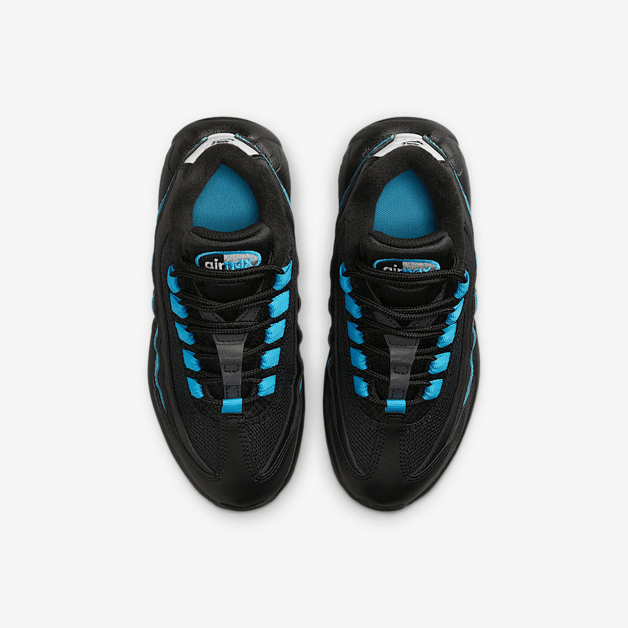 Nike Air Max 95 sneaker Zwart/Zwart/Pearl Grey/Baltic Blue