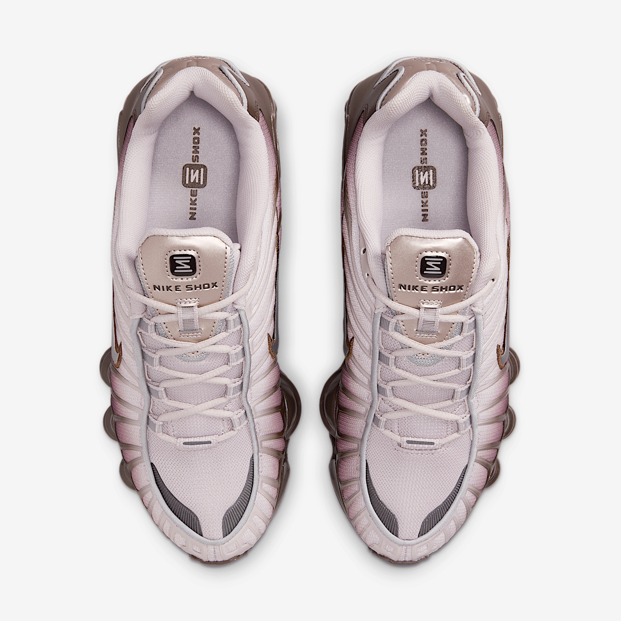 Nike Nike Shox sneaker Baroque Brown/Platinum Violet/Metallic Silver
