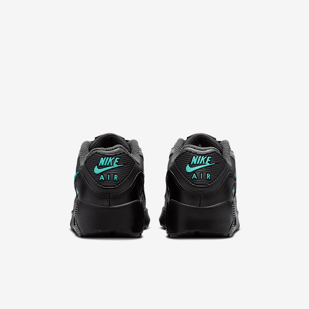 Nike Air max 90 sneaker Dark Smoke Grey/Zwart/Wit/Clear Jade II