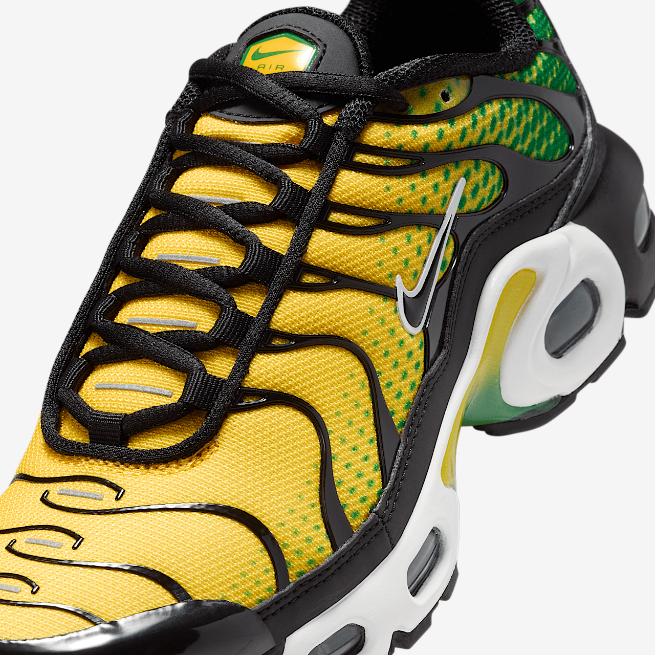 Nike Air Max Plus sneaker Varsity Maize/Pine Green/Wit/Zwart