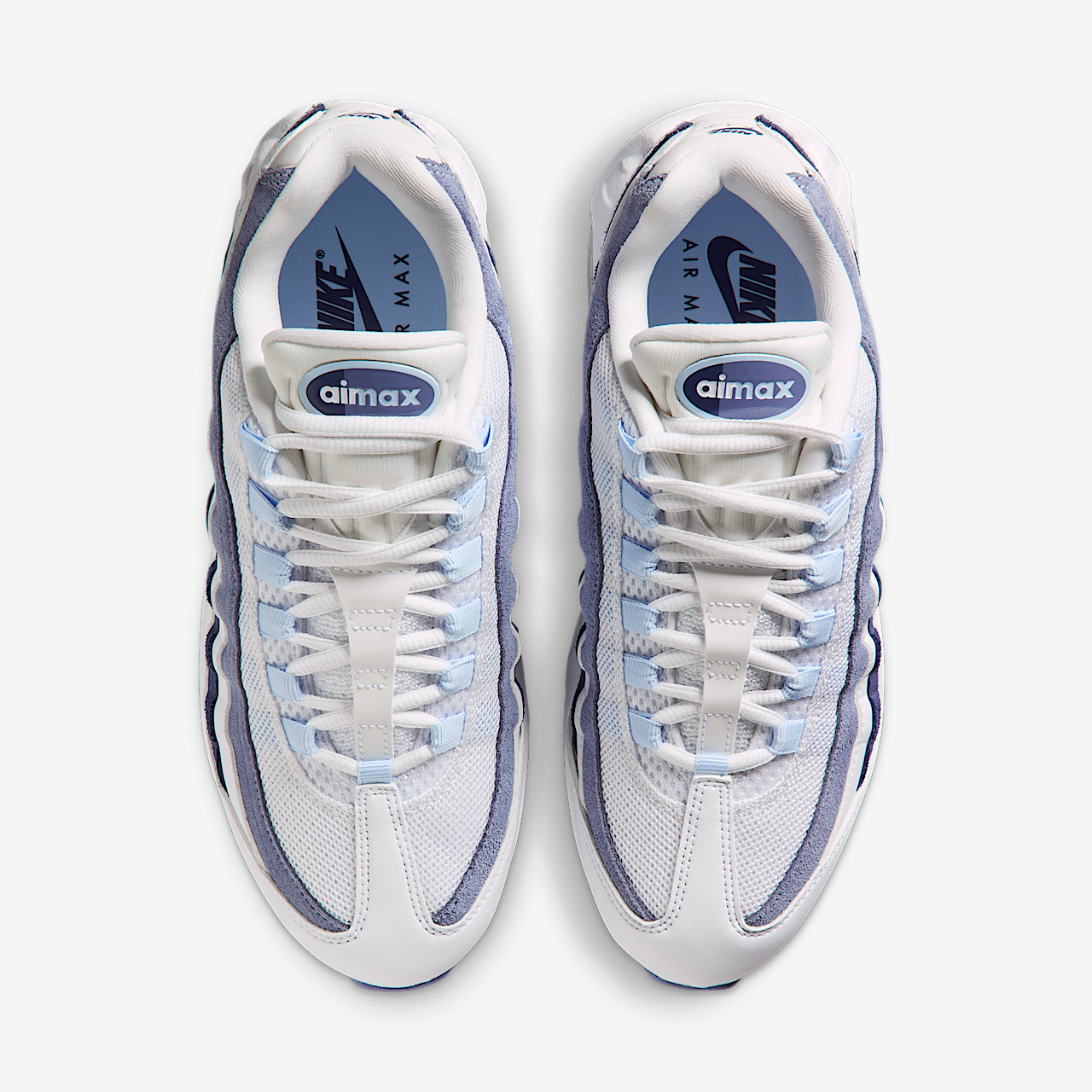 Nike Air Max 95 sneaker Wit/World Indigo/Midnight Navy/Celestine Blue