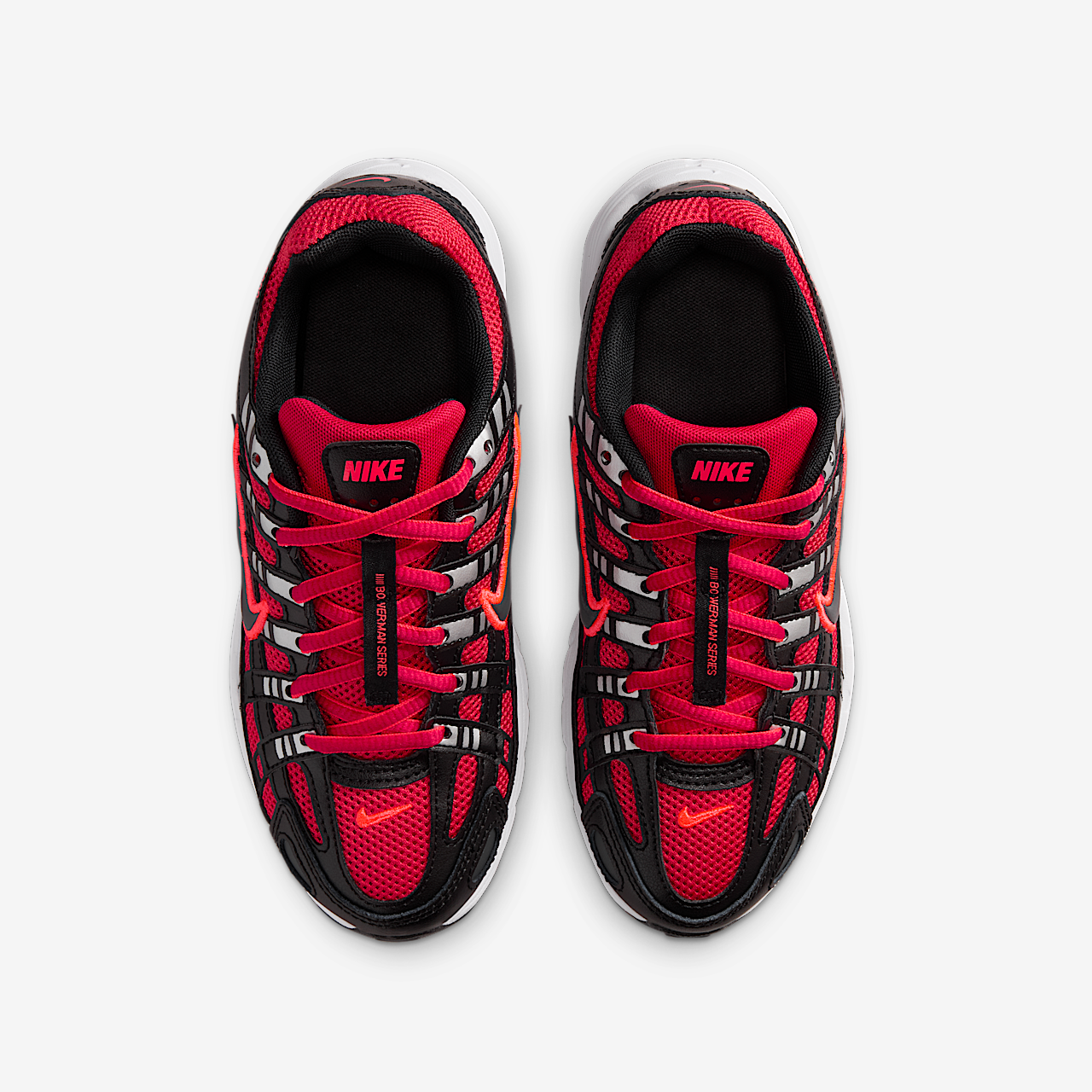 Nike P-6000 sneaker University Red/Metallic Silver/Dark Smoke Grey/Zwart