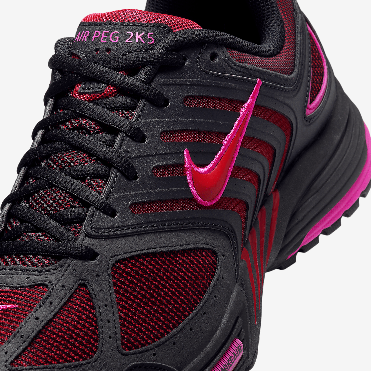 Nike Nike Air Pegasus 2005 sneaker Zwart/Fierce Pink/Fire Red