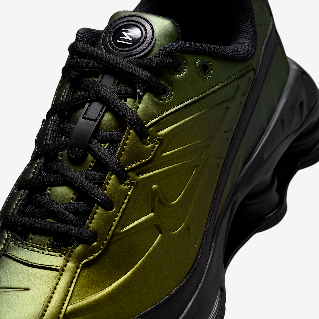 Nike Nike Shox sneaker Zwart/Olive Flak/Metallic Silver/Zwart