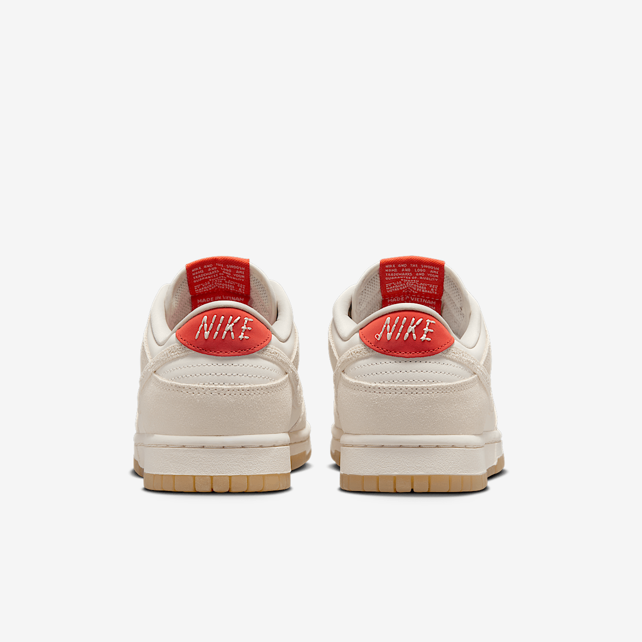 Nike Dunk Low sneaker Sail/Picante Red/Flax/Pale Ivory