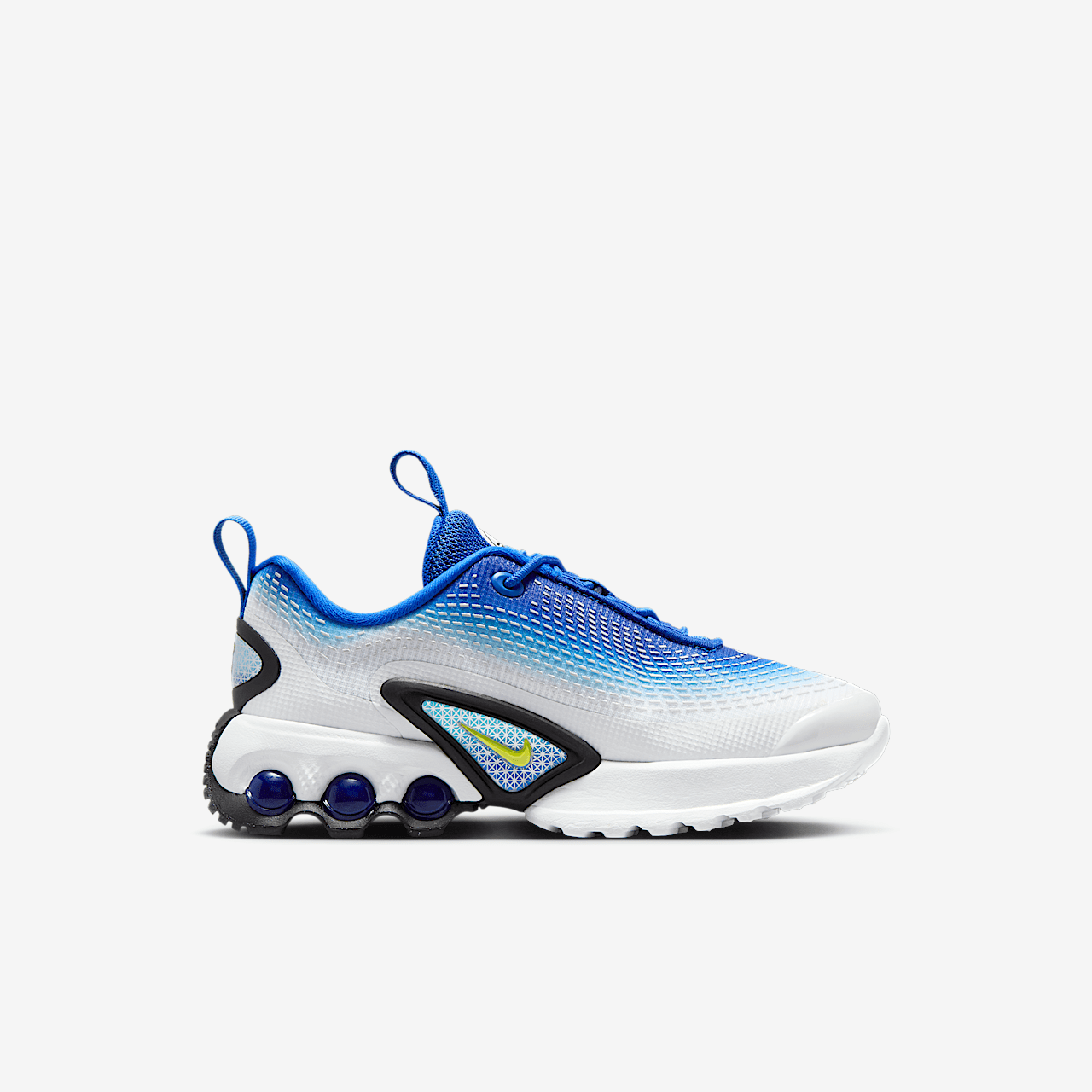 Nike Air Max DN sneaker Racer Blue/Blue Fury/Zwart/Vibrant Yellow