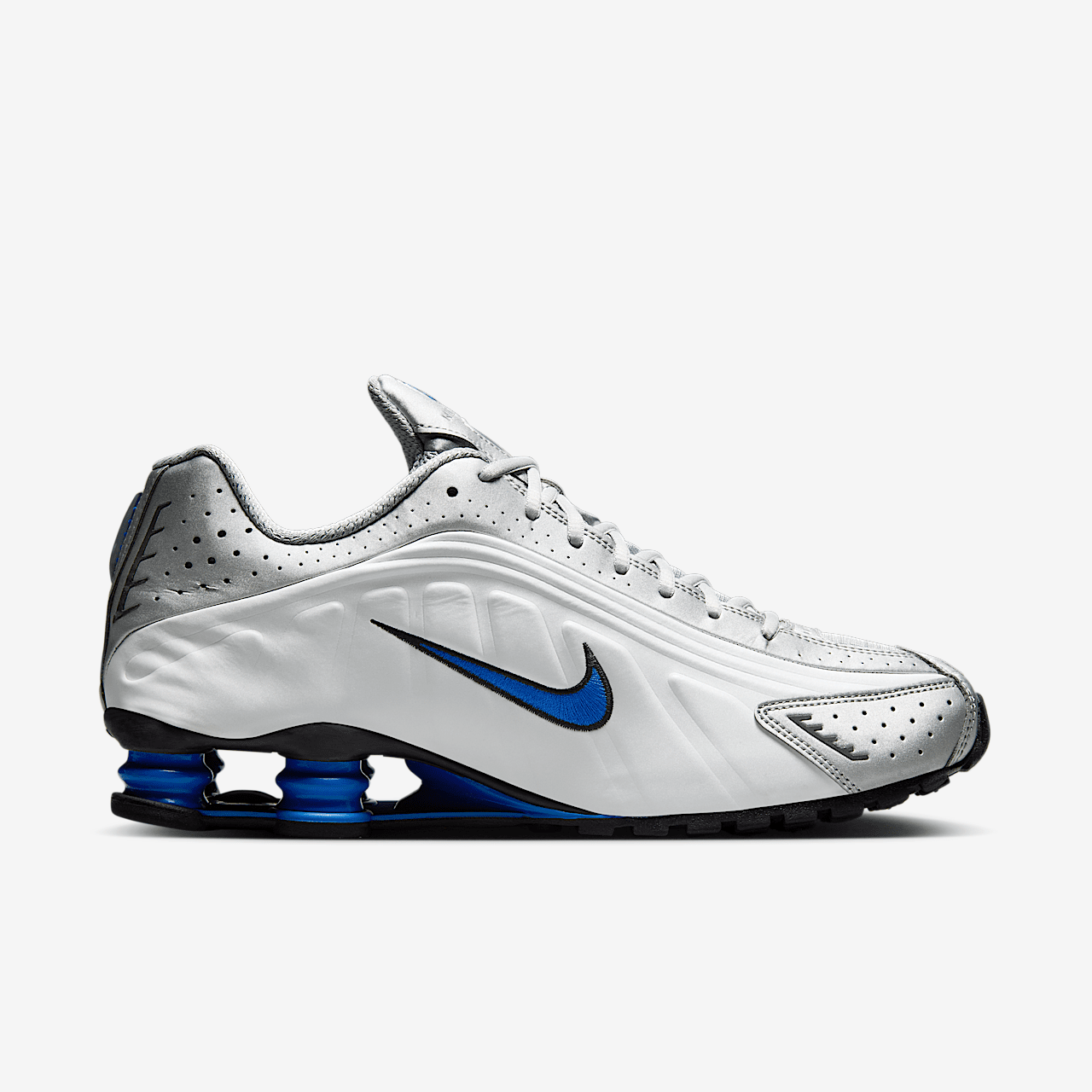 Nike Shox sneaker Wit/Racer Blue/Iron Grey/Metallic Silver