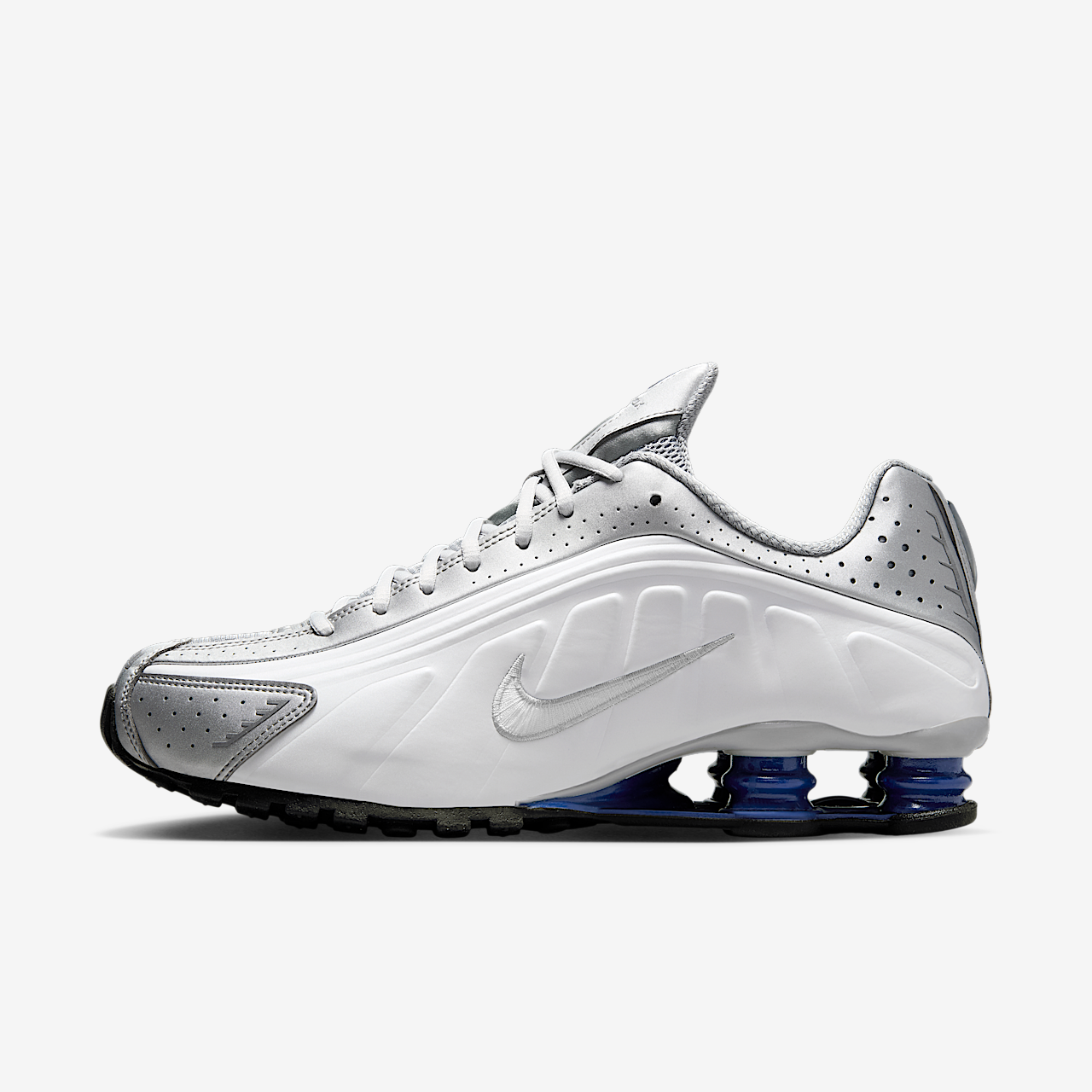 Nike Nike Shox sneaker Wit/Metallic Silver/Deep Royal Blue/Wit