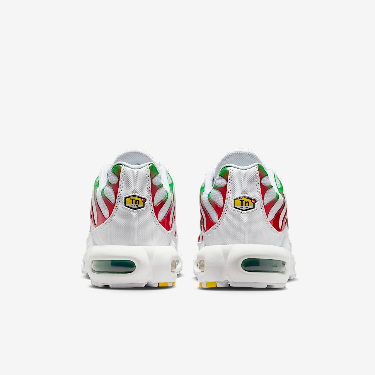 Nike Air Max Plus sneaker Wit/Kelly Green/University Red/Zwart