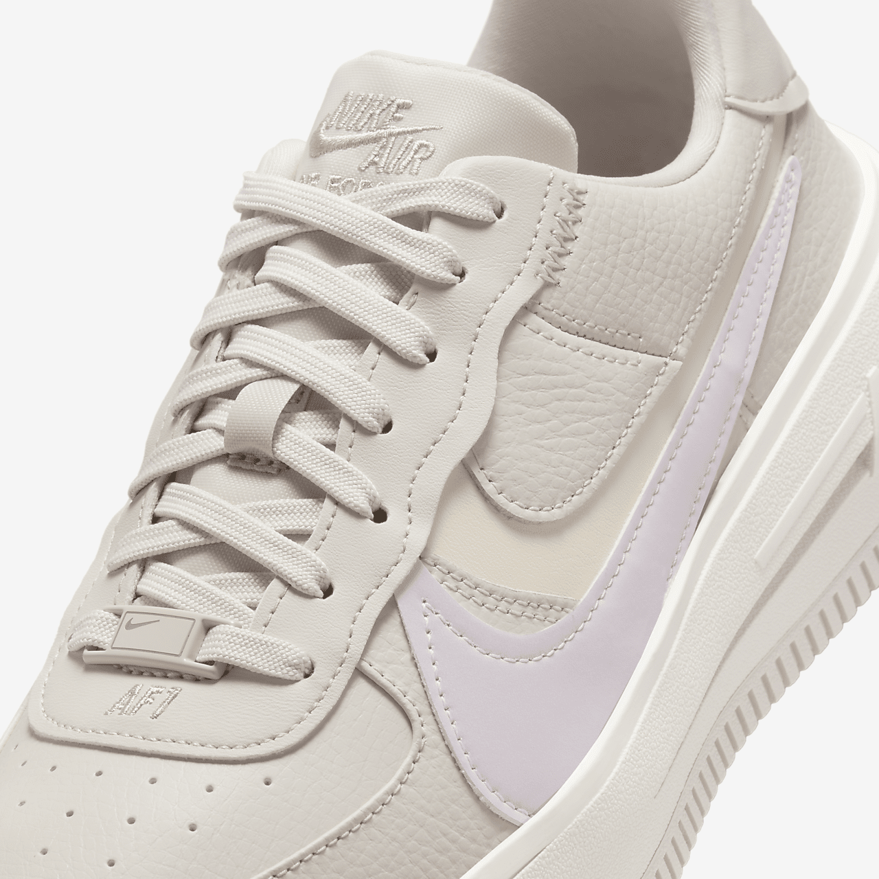 Nike Air Force 1 sneaker Light Orewood Brown/Pale Ivory/Platinum Violet