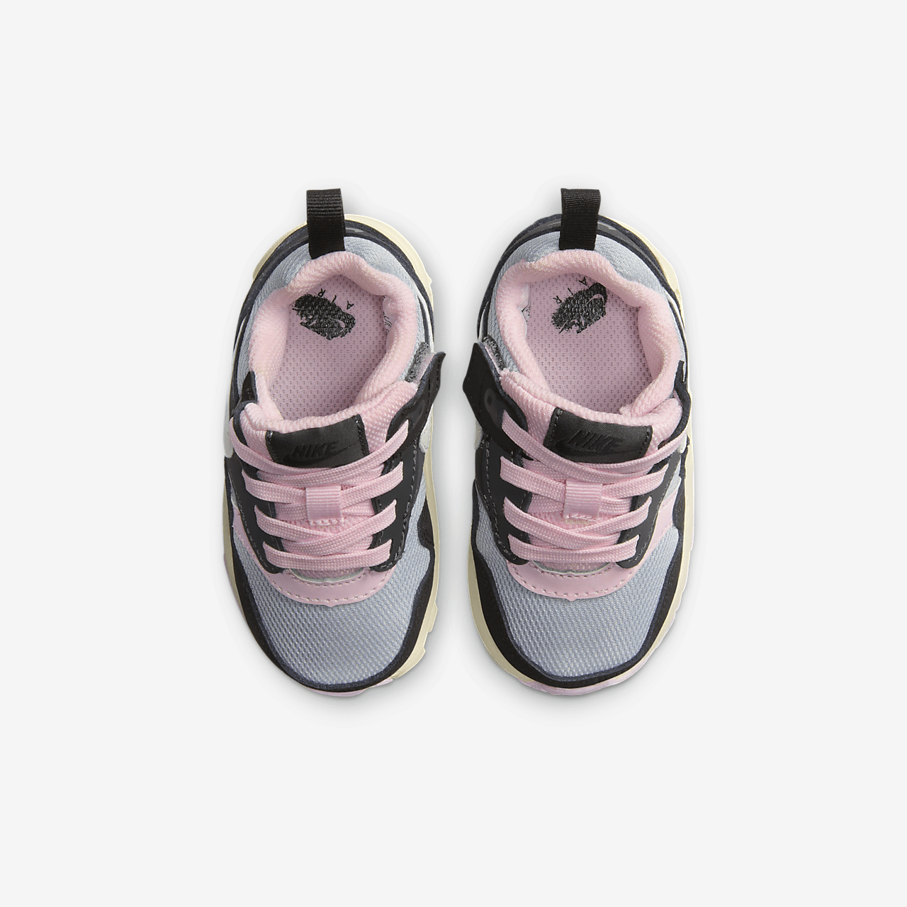 Nike Air Max 1 sneaker Zwart/Anthracite/Pink Foam/Summit White