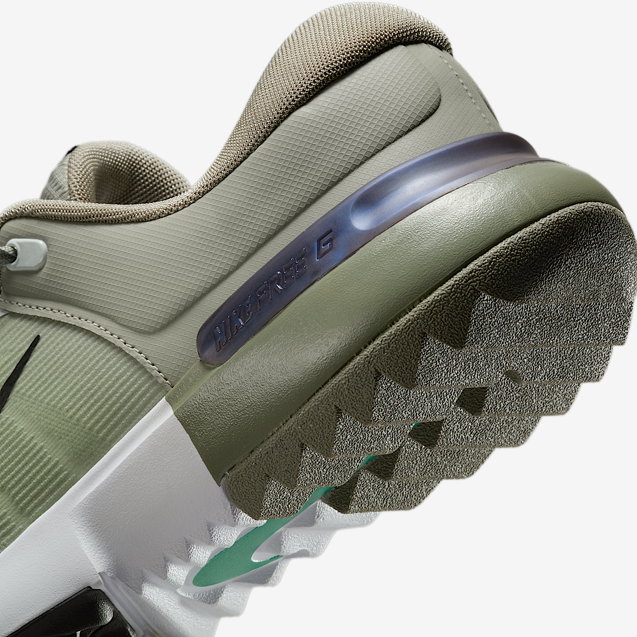 Nike Free sneaker Light Army/Light Silver/Zwart