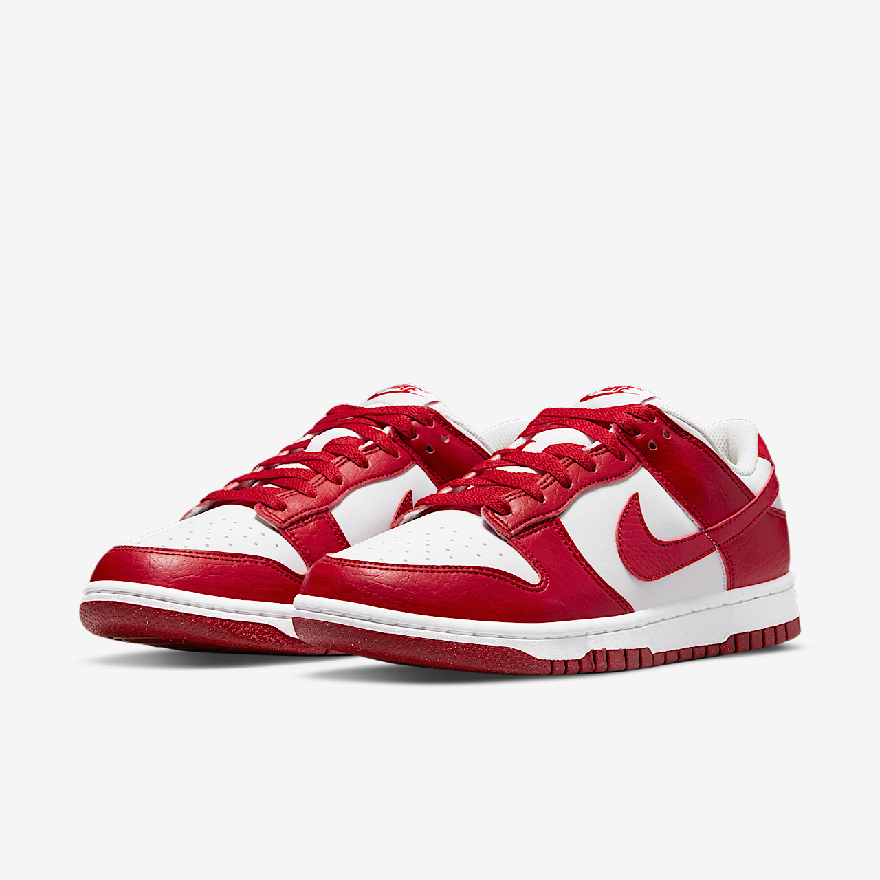 Nike Dunk Low sneaker Wit/Gym Red