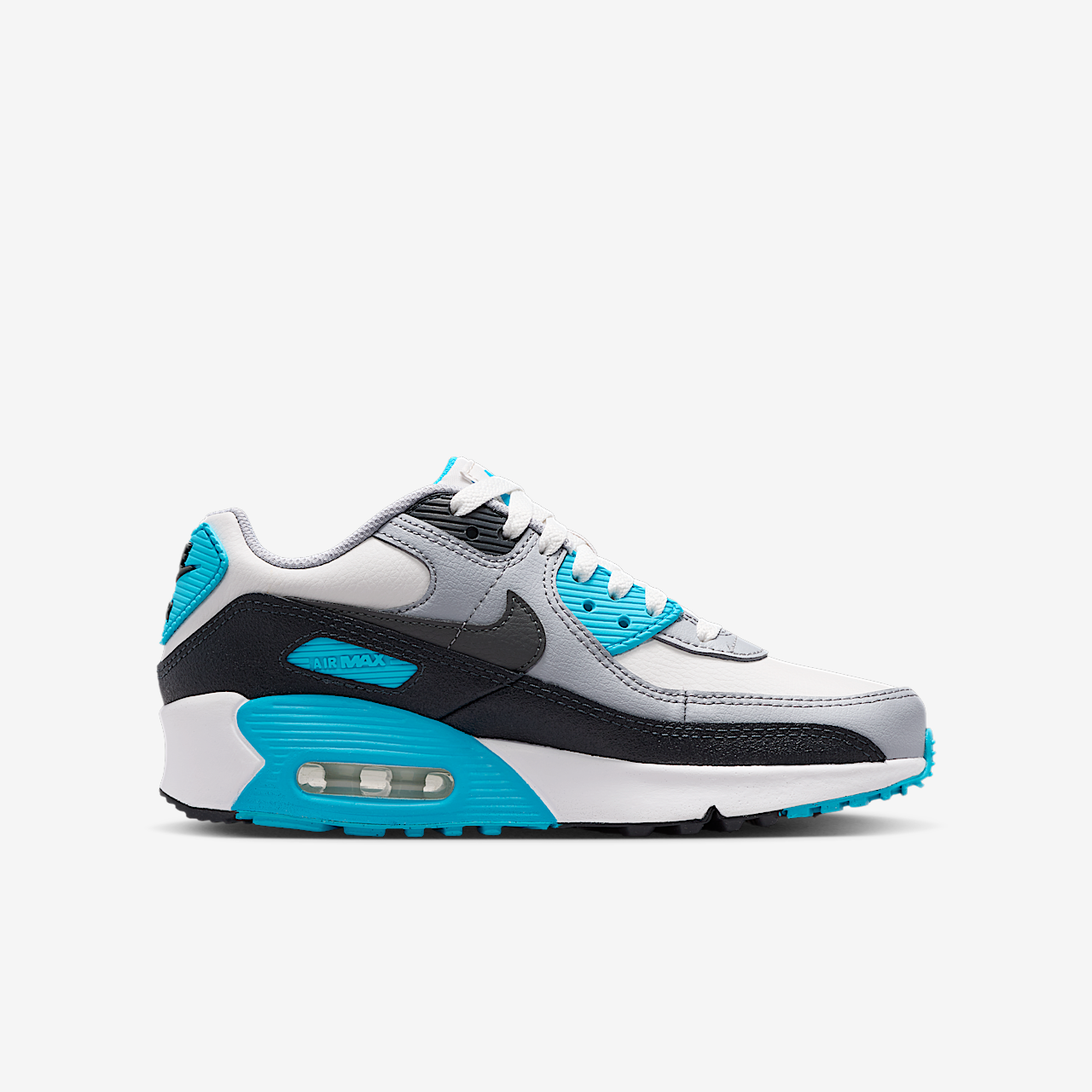 Nike Air max 90 sneaker Platinum Tint/Blue Lightning/Wolf Grey/Iron Grey